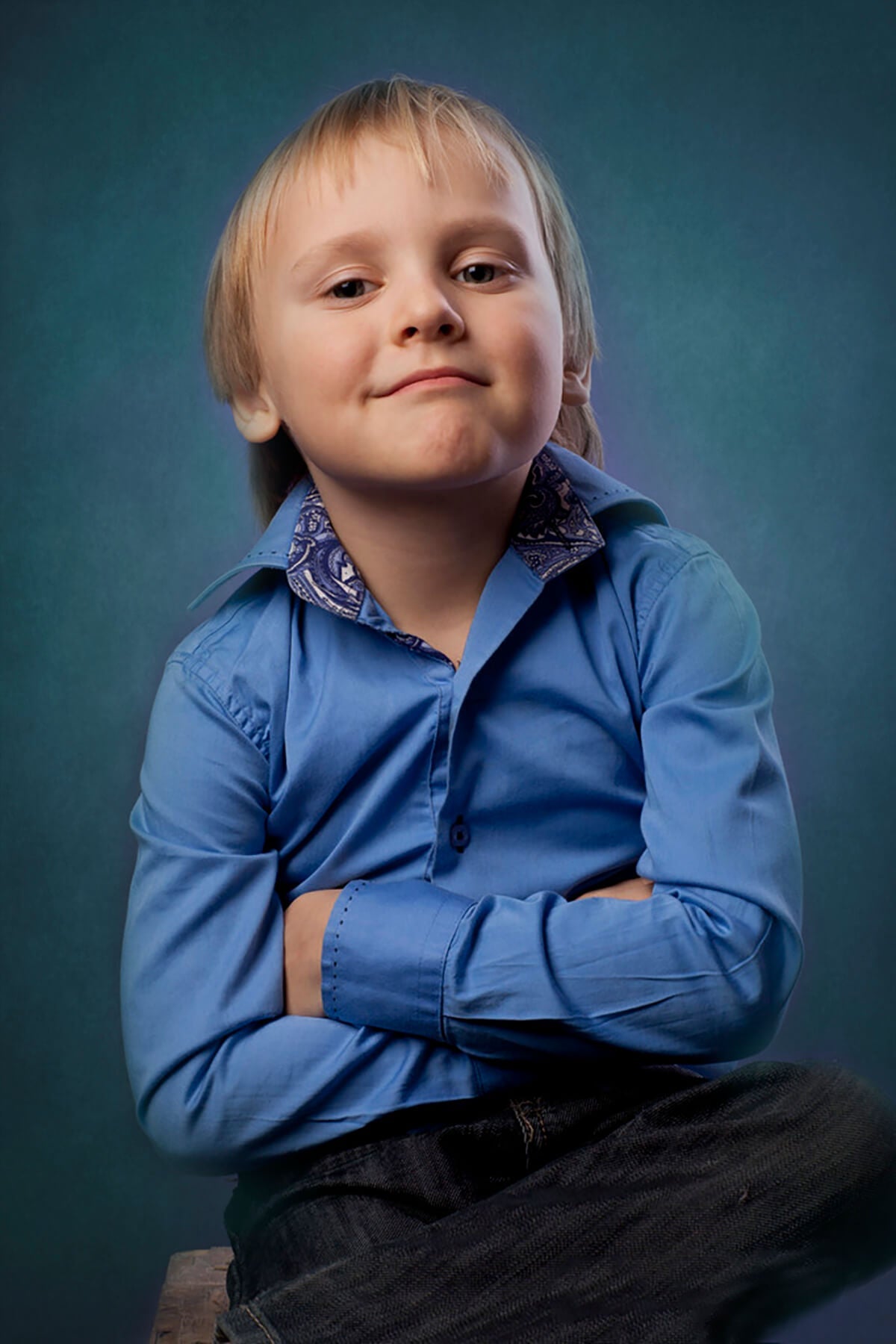 Sfondo Fotografico Astratto Sfumato Blu M7-56