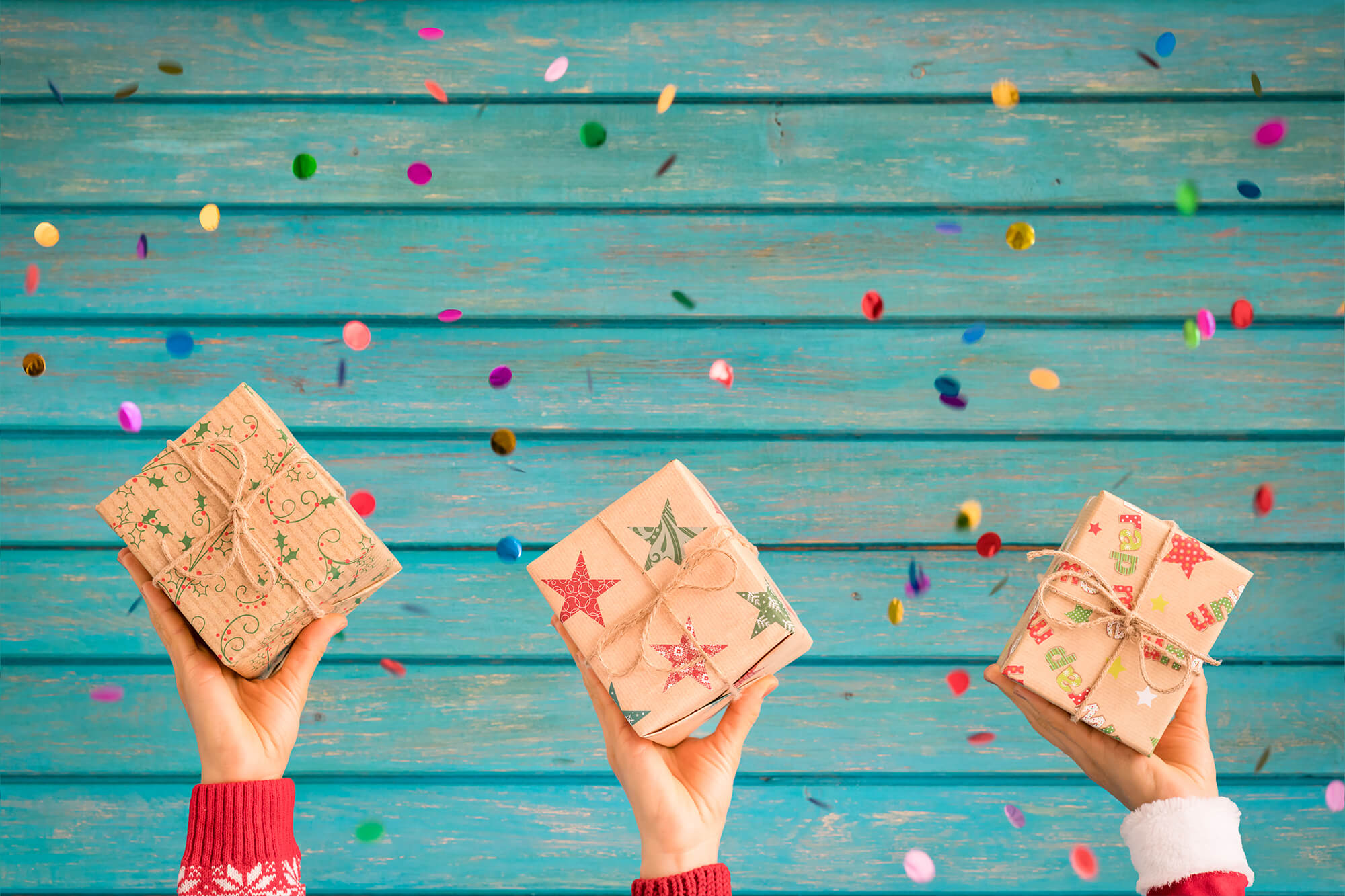 Sfondo Di Assi Di Legno Di Colore Azzurro Brillante M8-74