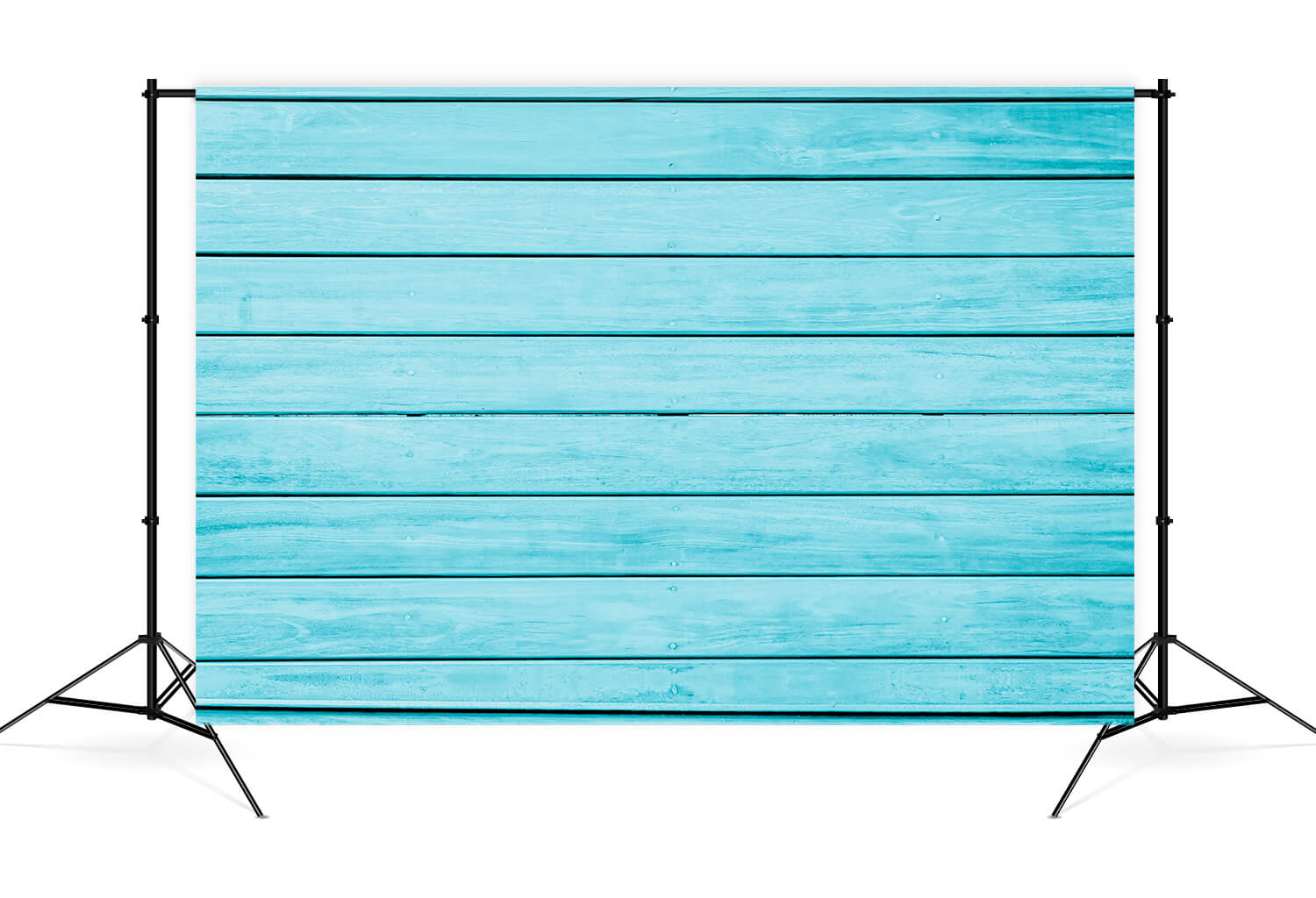 Sfondo Di Assi Di Legno Di Colore Azzurro Brillante M8-74