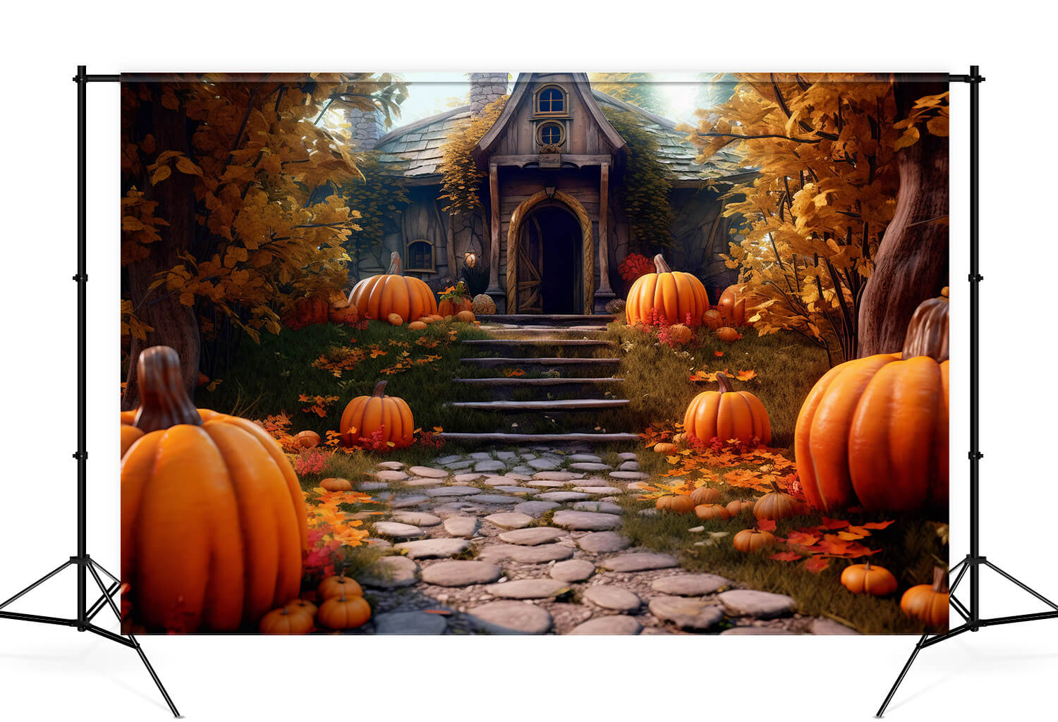 Sfondo Fotografico Zucca Autunnale Cottage M9-90