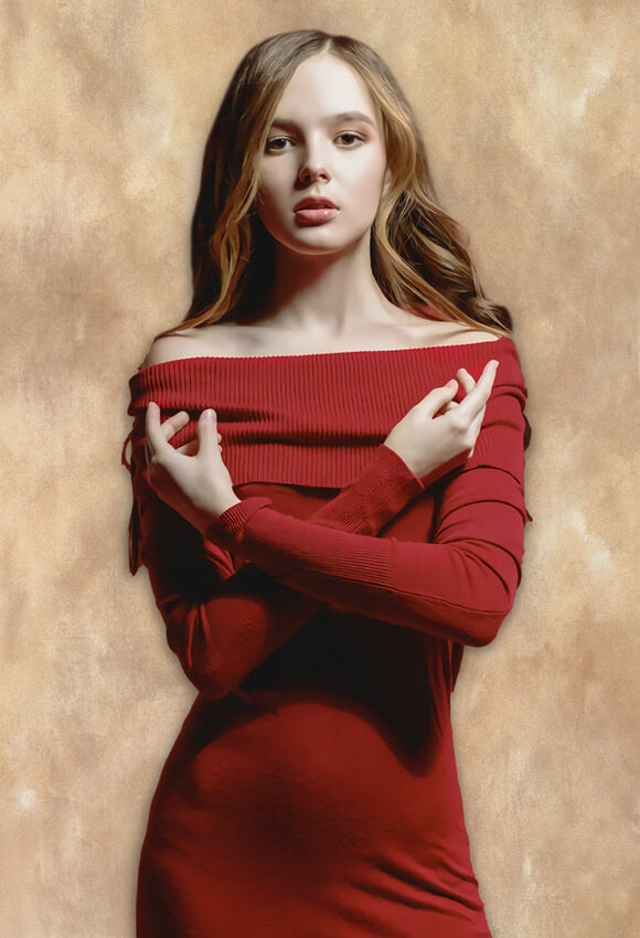 Sfondo Ritratto Texture Astratta Marrone MR-2159