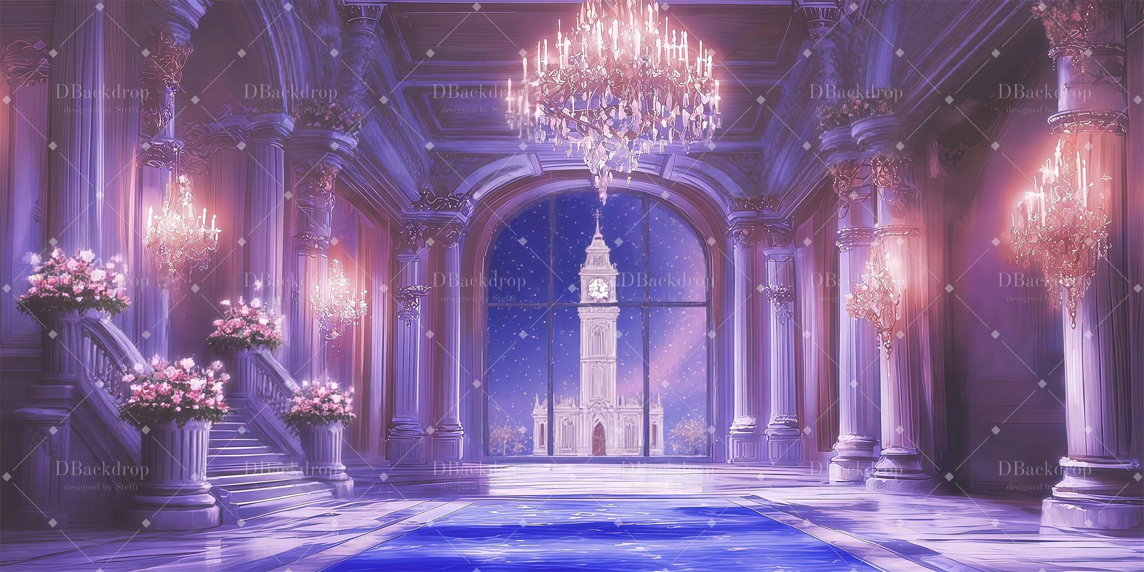 Grandi Fondali Per Palcoscenico Fondali Midnight Chimes Per Teatro CSH59-T40