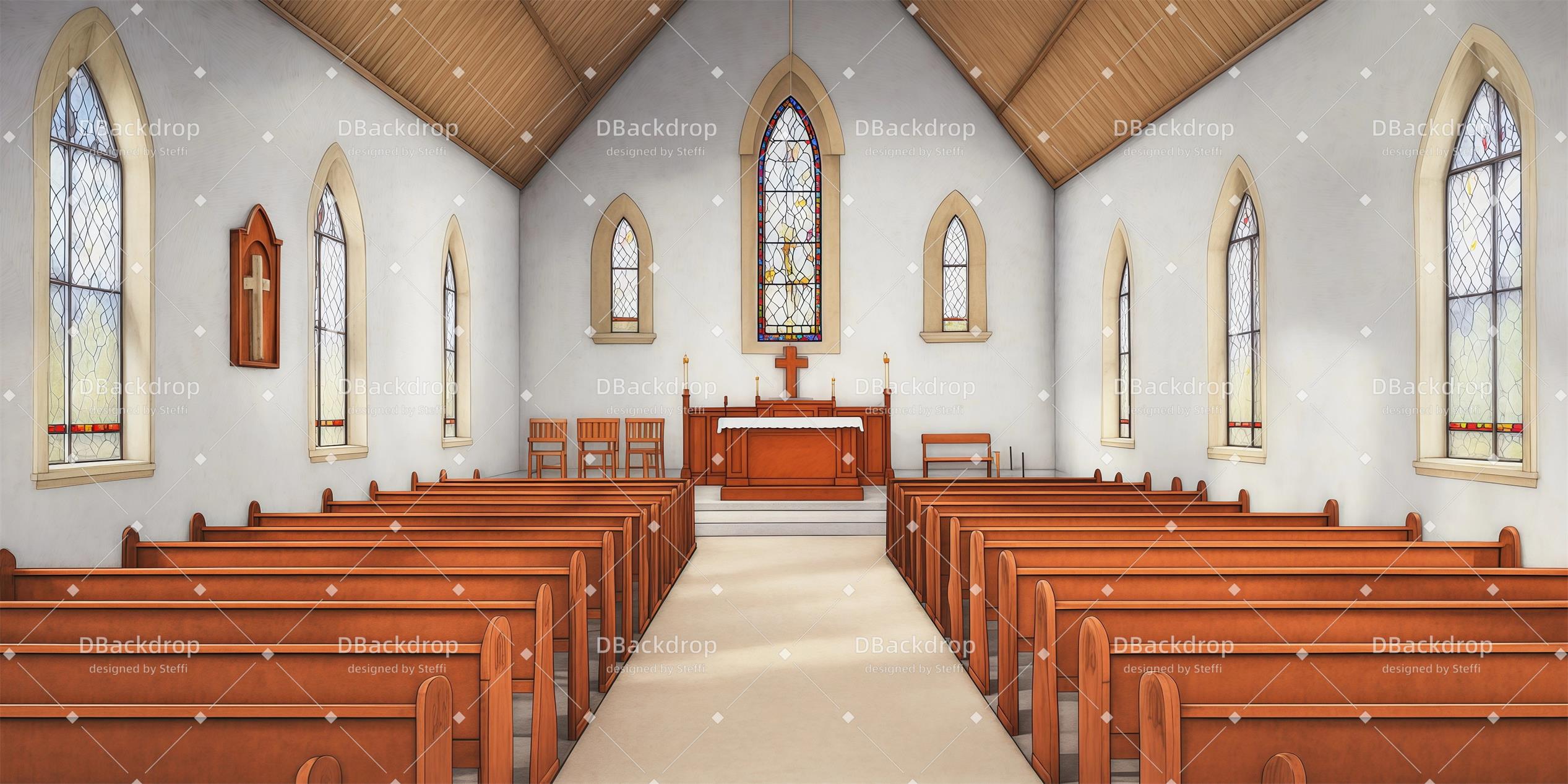 Fondale Per Palcoscenico Fondali Per Interni Di Monasteri Per Teatro CSH59-T73