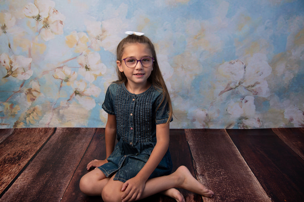 Dipinto A Olio Dell'Elegante Sfondo Gardenia Per Fotografia NB-023