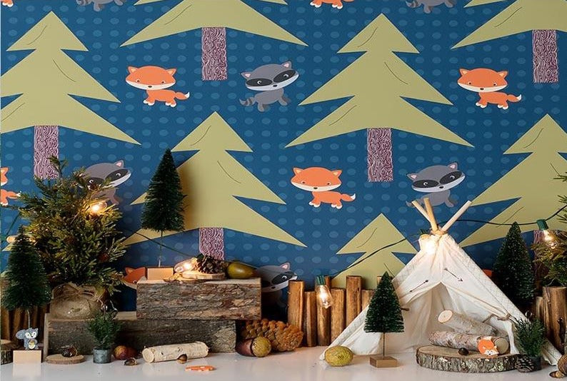 Fondali Fotografici Natalizi Per Bambini NB-256