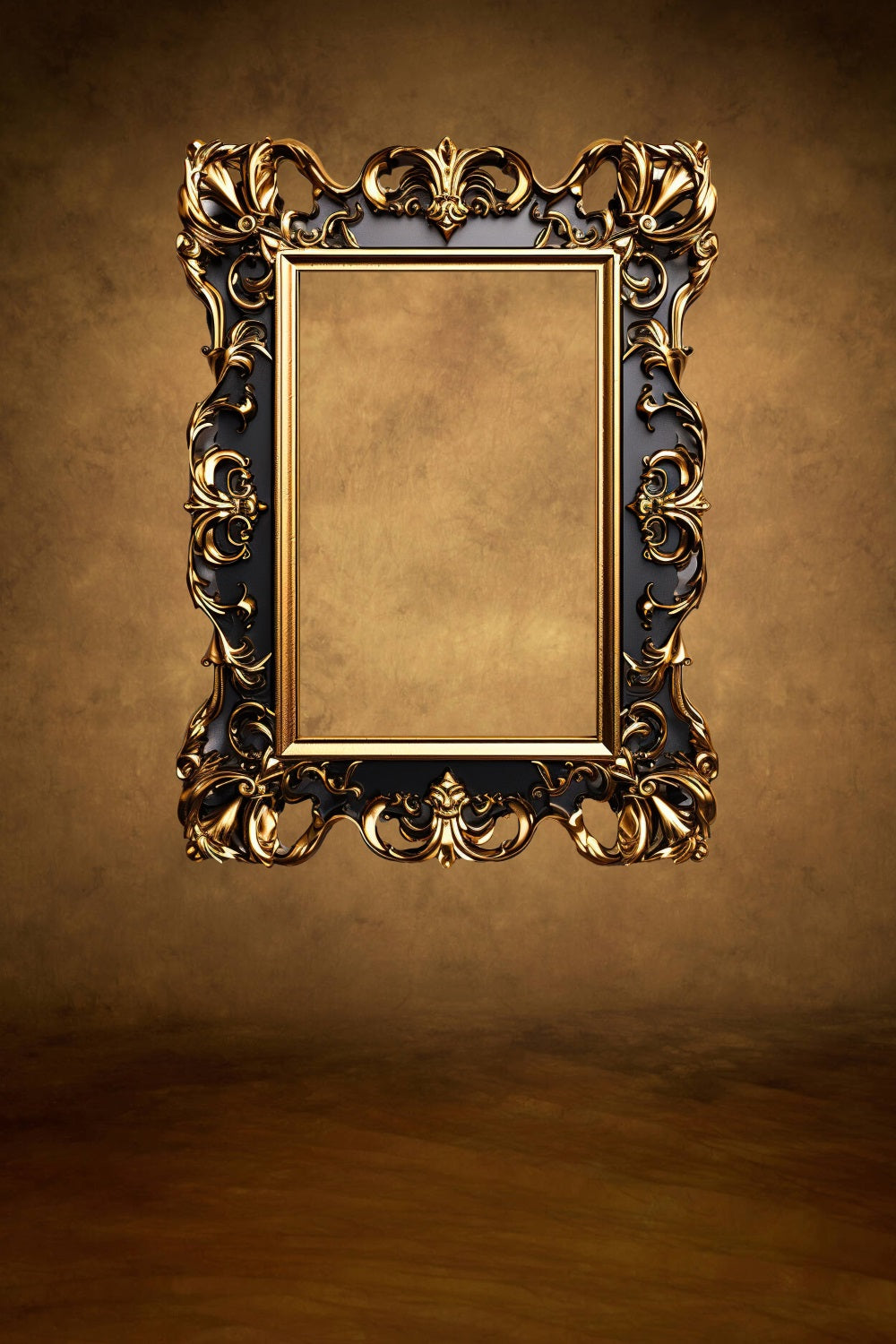 Dbackdrop Art Vintage Cornice Per Foto In Metallo Sfondo Astratto RR4-22