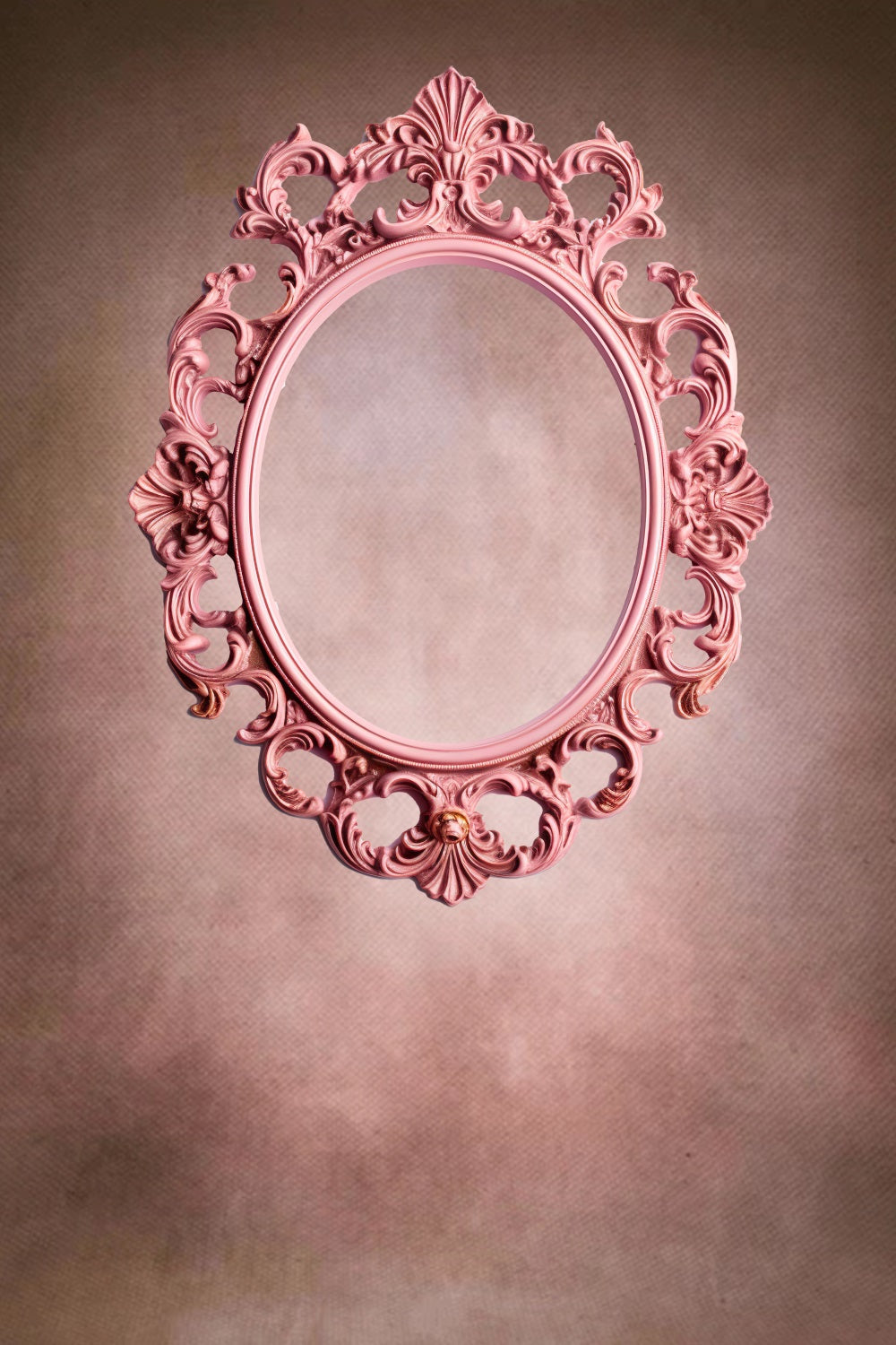 Dbackdrop Cornice Per Foto Ovale Rosa Art Fantasy Sfondo Astratto RR4-48