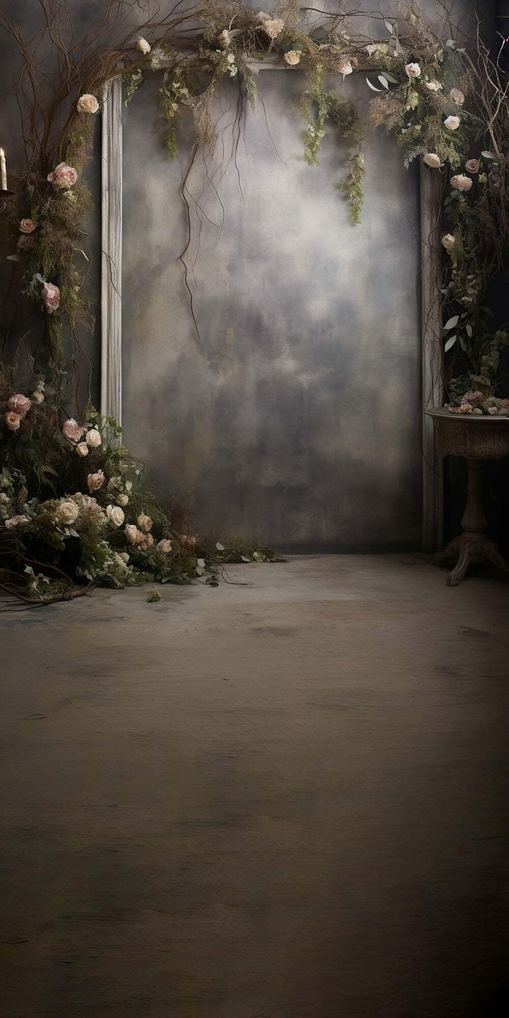 Sfondo Di Belle Arti Astratte Con Motivo Floreale RR6-97