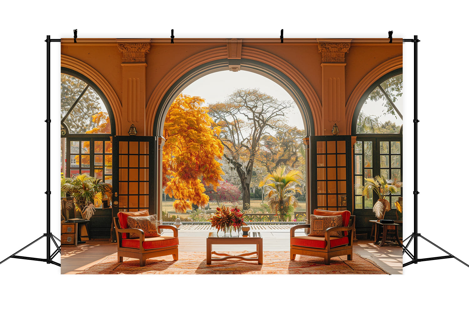 Alberi Di Acero Autunnali All'Esterno Dello Scenario RR7-140