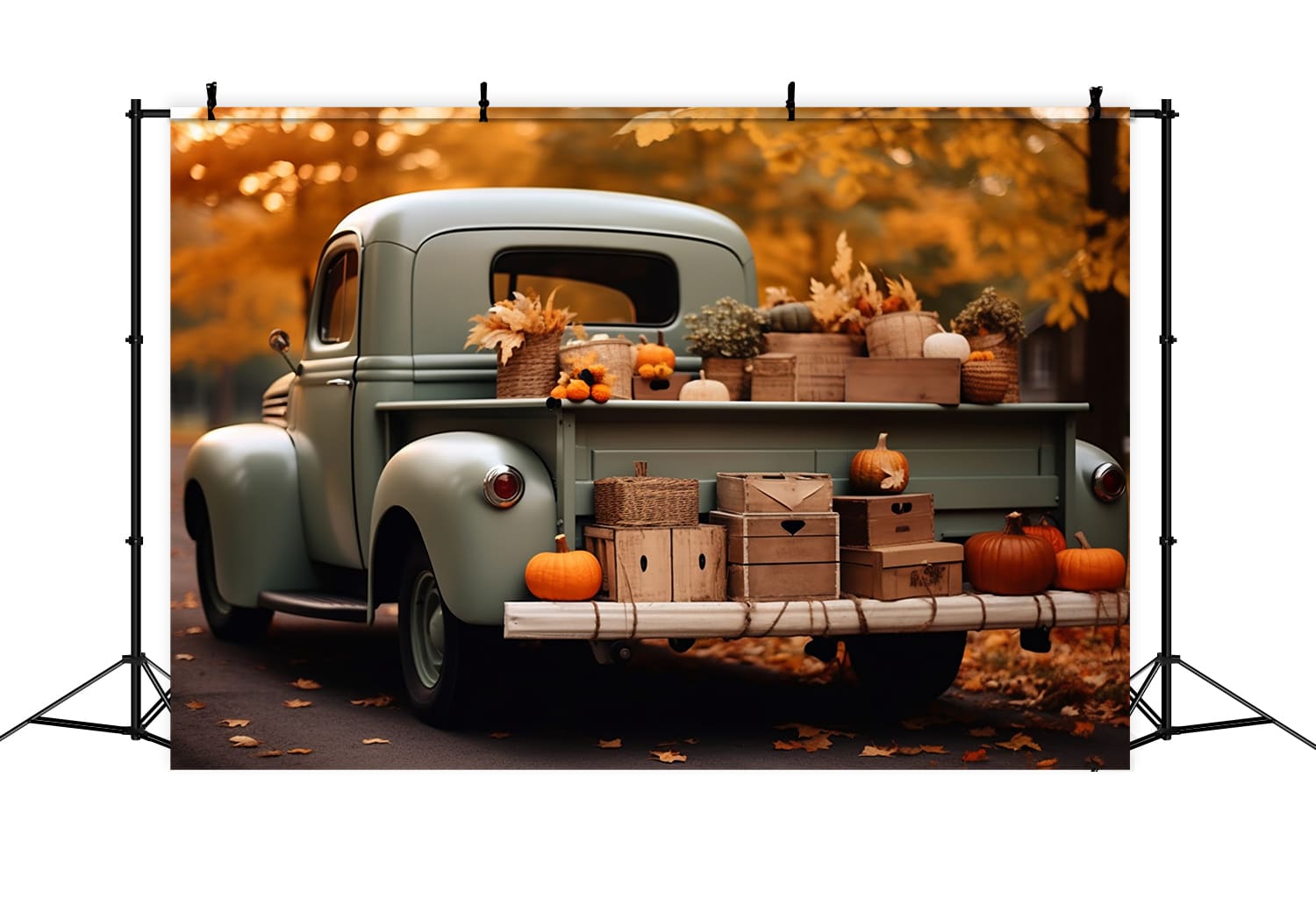 Sfondo Fotografico Per Camion Della Raccolta Autunnale RR7-161