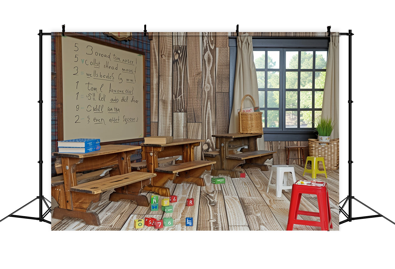 Sfondo Di Ritorno A Scuola In Aula Vintage RR7-186
