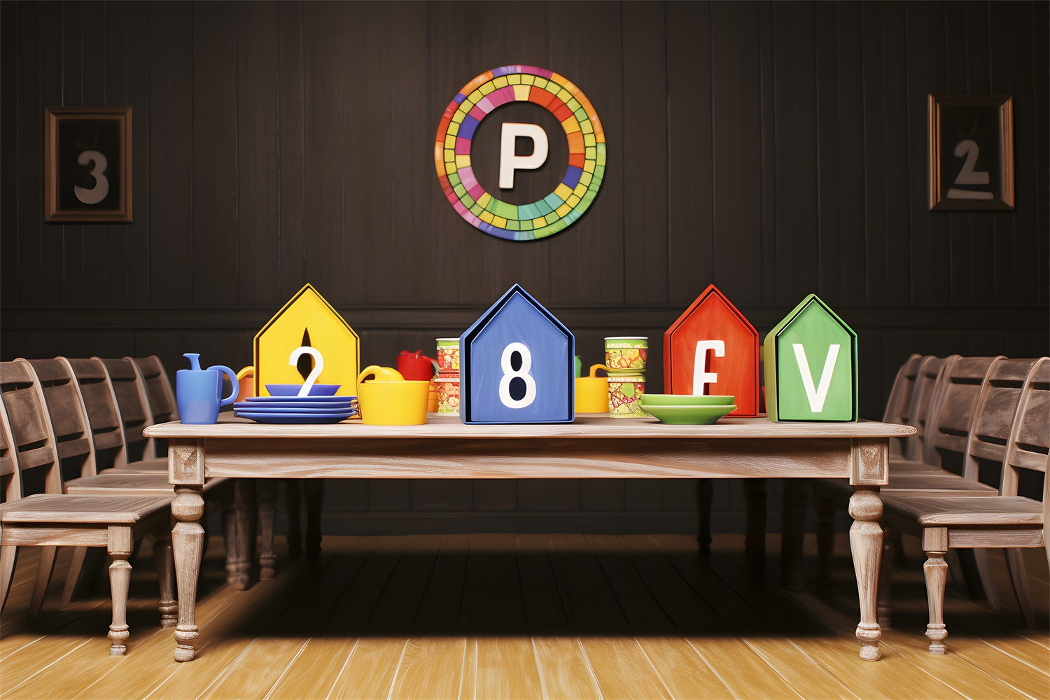 Tavolo Da Studio Sfondo Fotografico Per Il Rientro A Scuola RR7-188