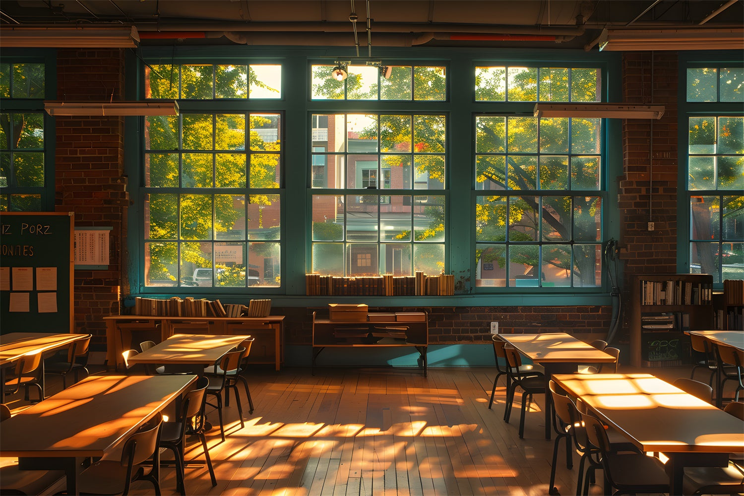 Aula Pomeridiana Ritorno A Scuola Sfondo RR7-189