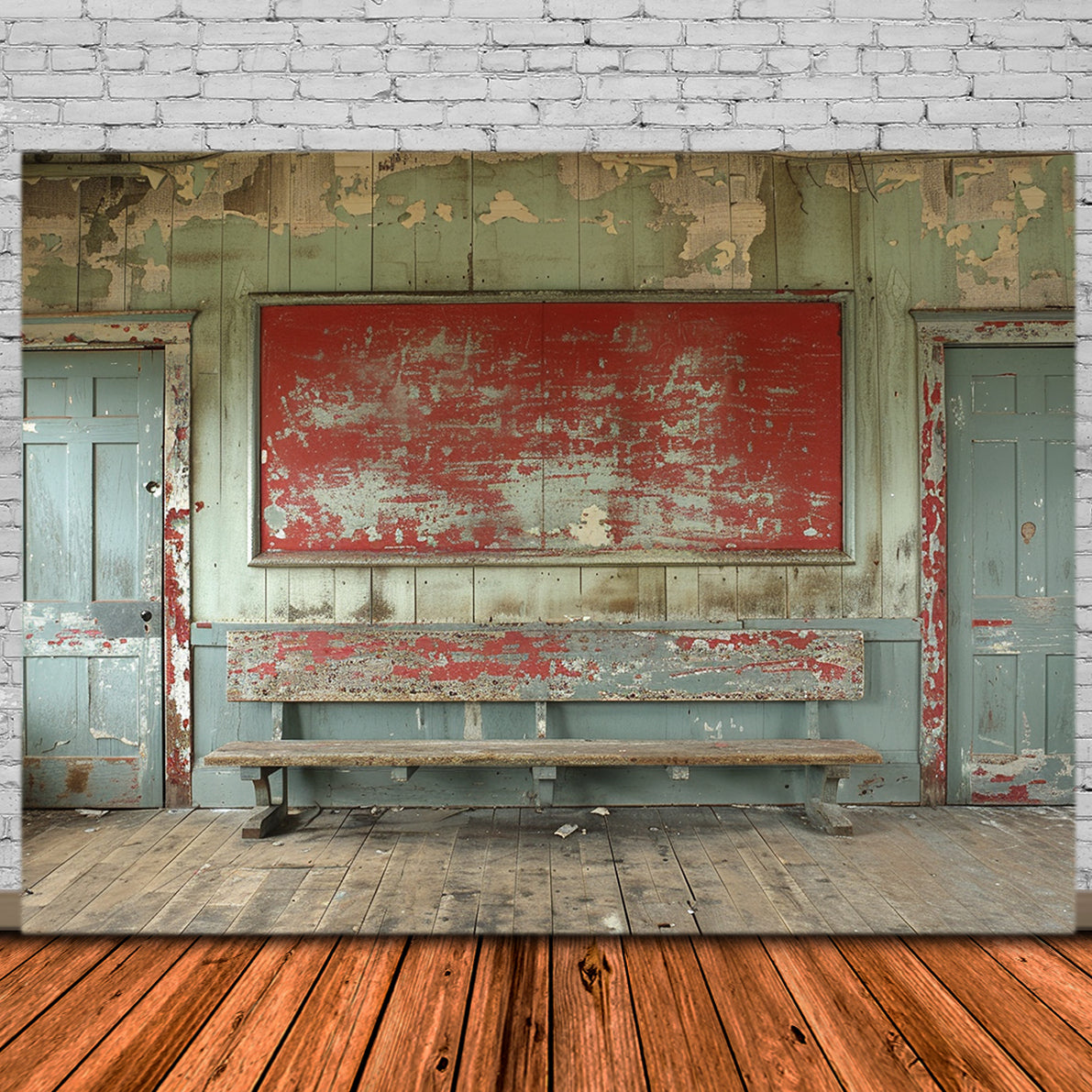 Lavagna Da Muro In Cemento Sfondo Per Il Ritorno A Scuola RR7-219