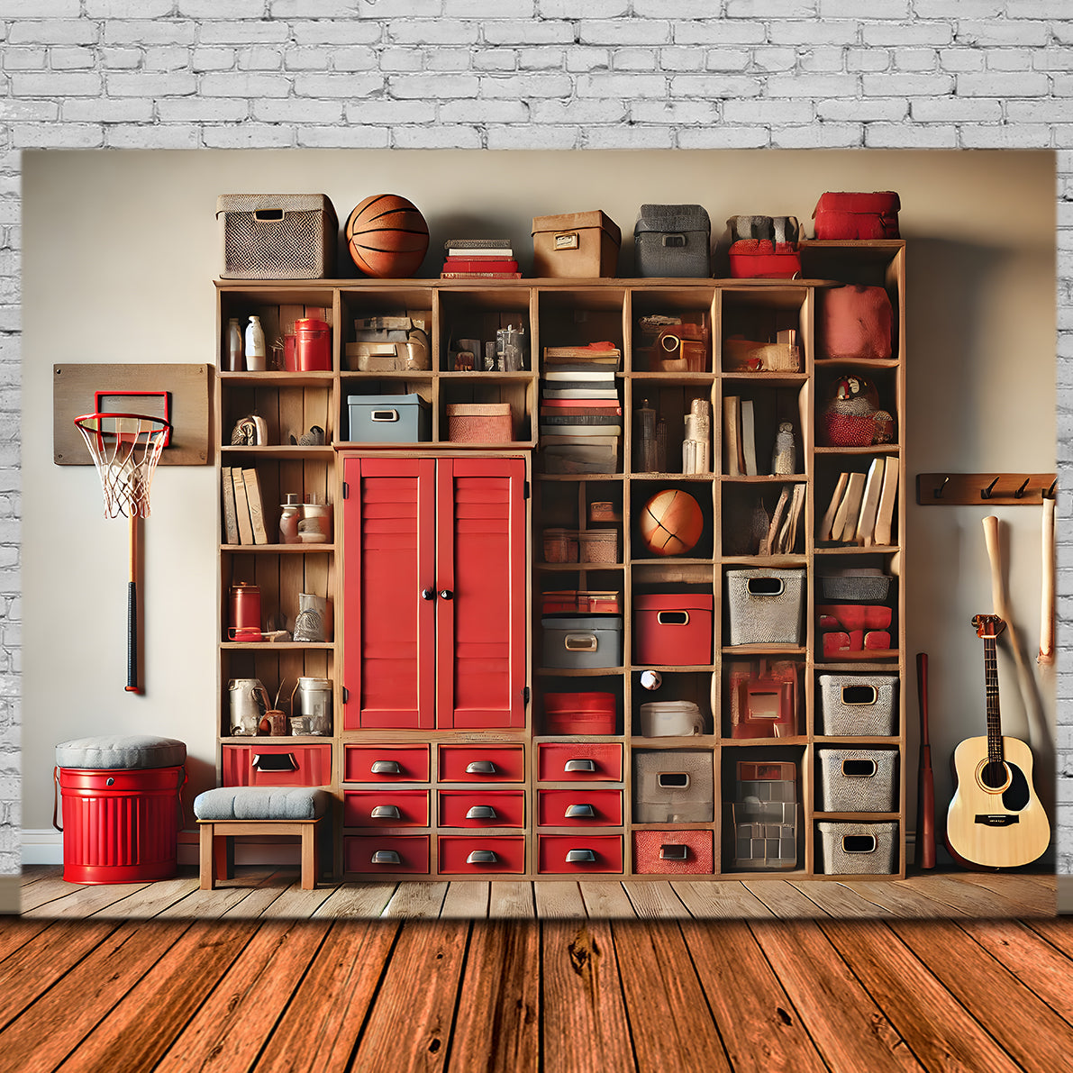 Armadietti Per Sala Sportiva Ritorno A Scuola Sfondo RR7-240