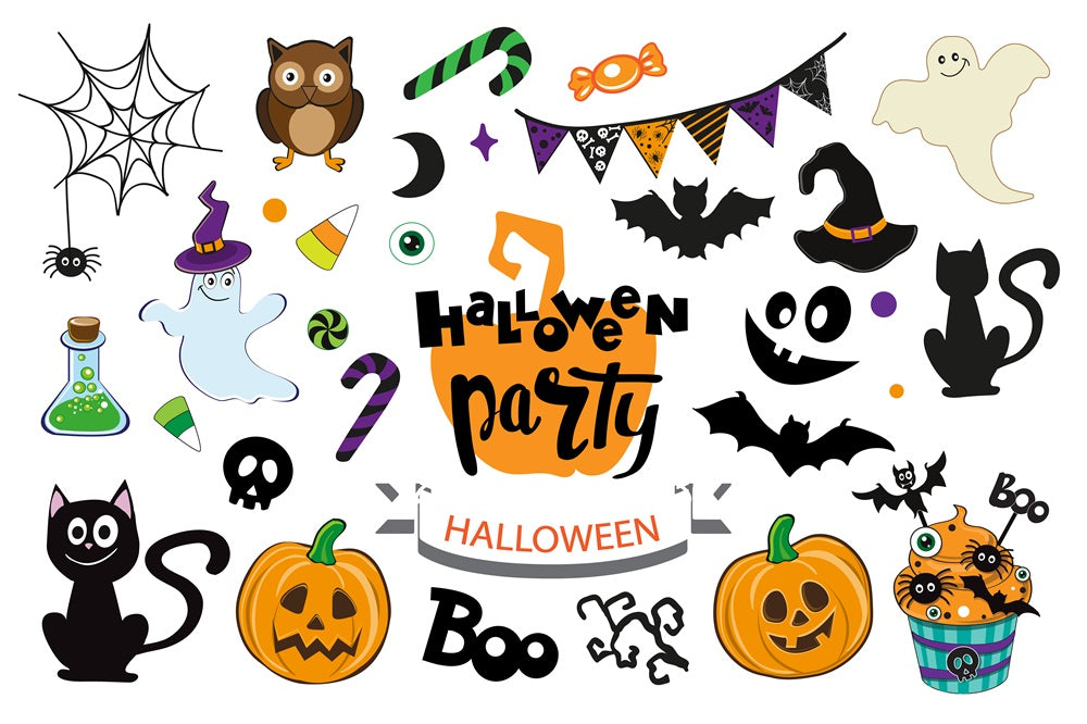 Sfondo Fotografico Per Decorazioni Per Feste Di Halloween RR7-505