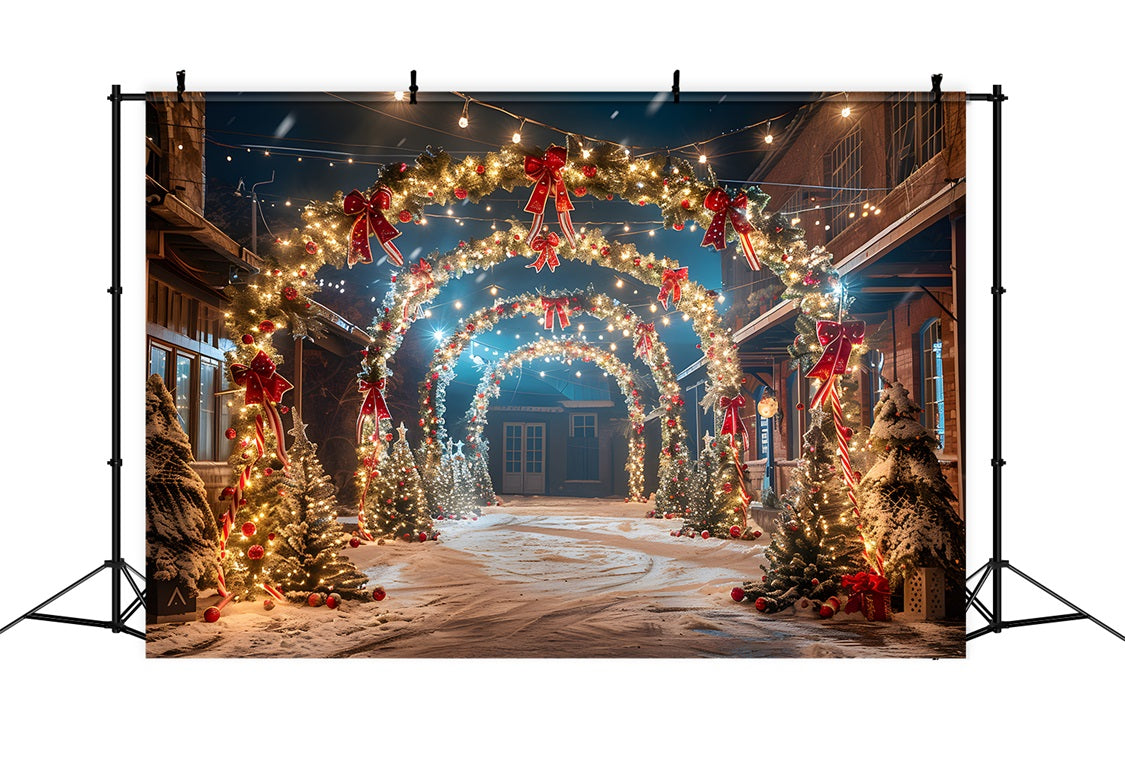 Sfondo Di Luci Natalizie Per L'Arco Festivo RR7-623