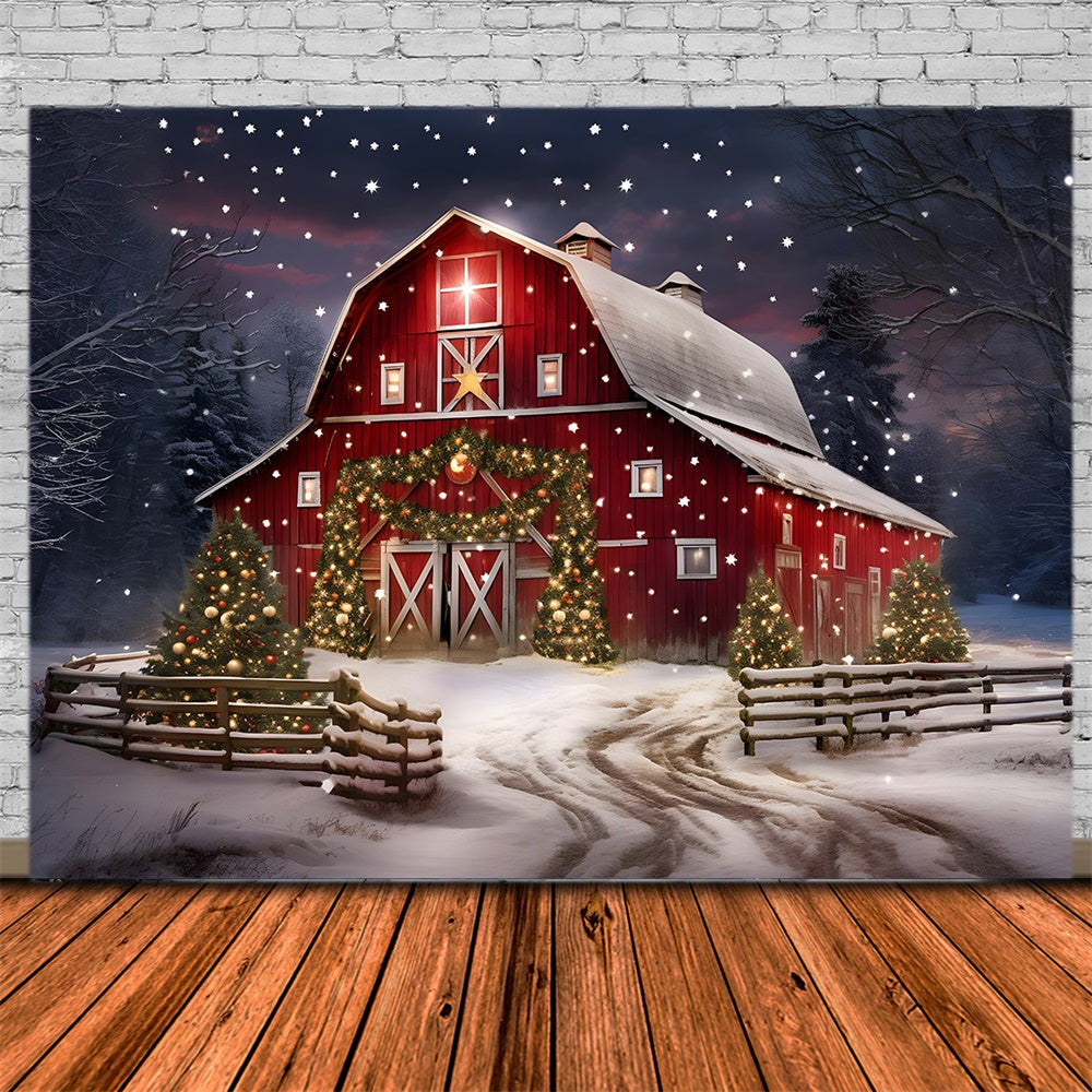 Scintillio Inizia Sullo Sfondo Della Casa Sull'Albero Di Natale RR7-874