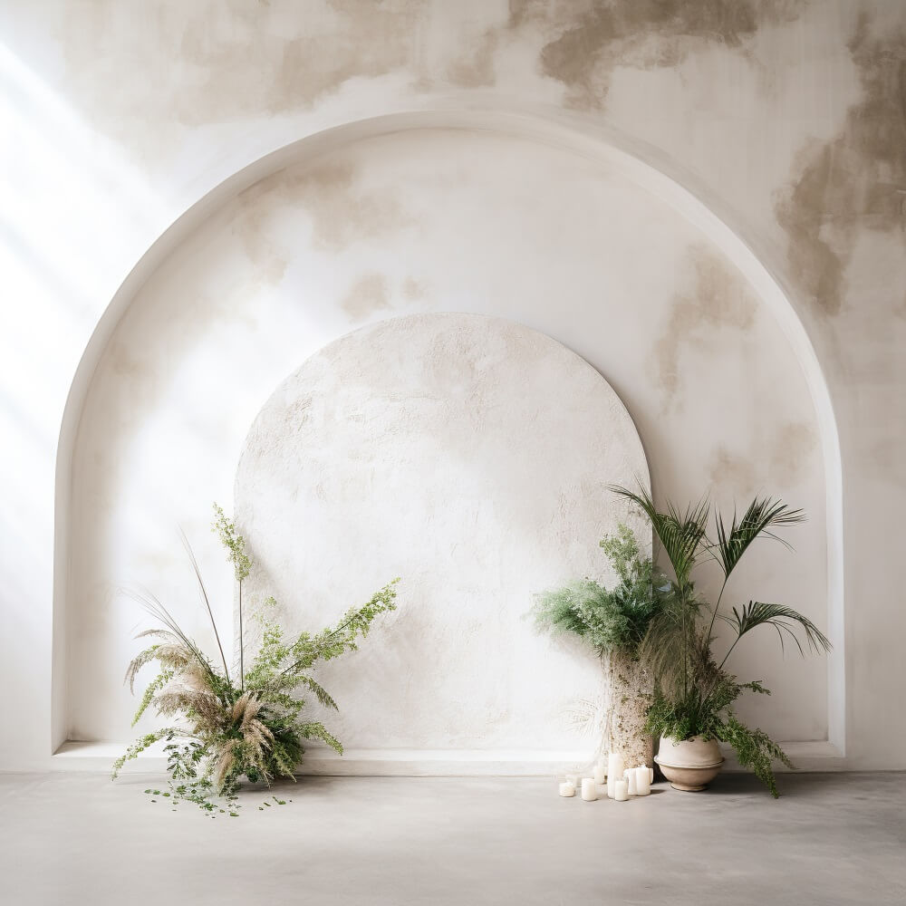 Sfondo Fotografico Boho Giardino Etereo RR7-9