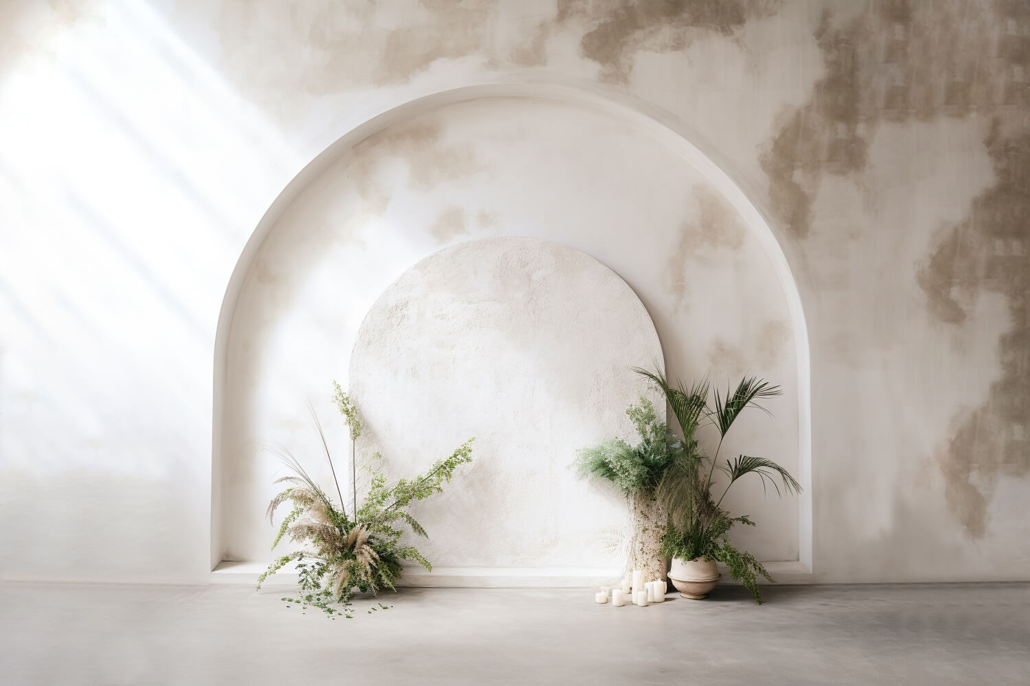 Sfondo Fotografico Boho Giardino Etereo RR7-9