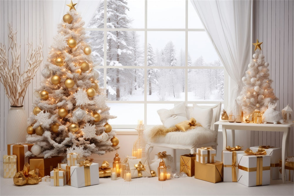 Sfondo Natalizio Candy Cane Winter Wonderland RR8-268