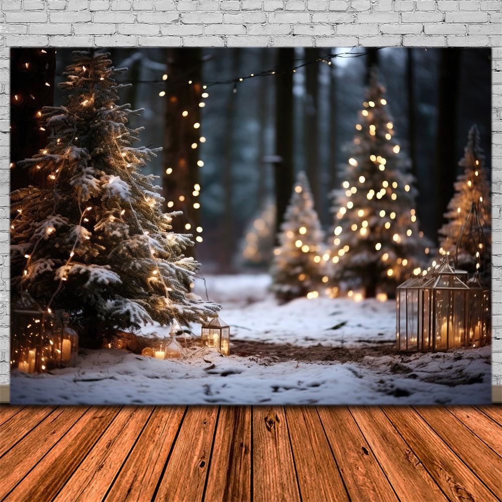 Sfondo Natalizio Elegante Albero In Oro Bianco RR8-269