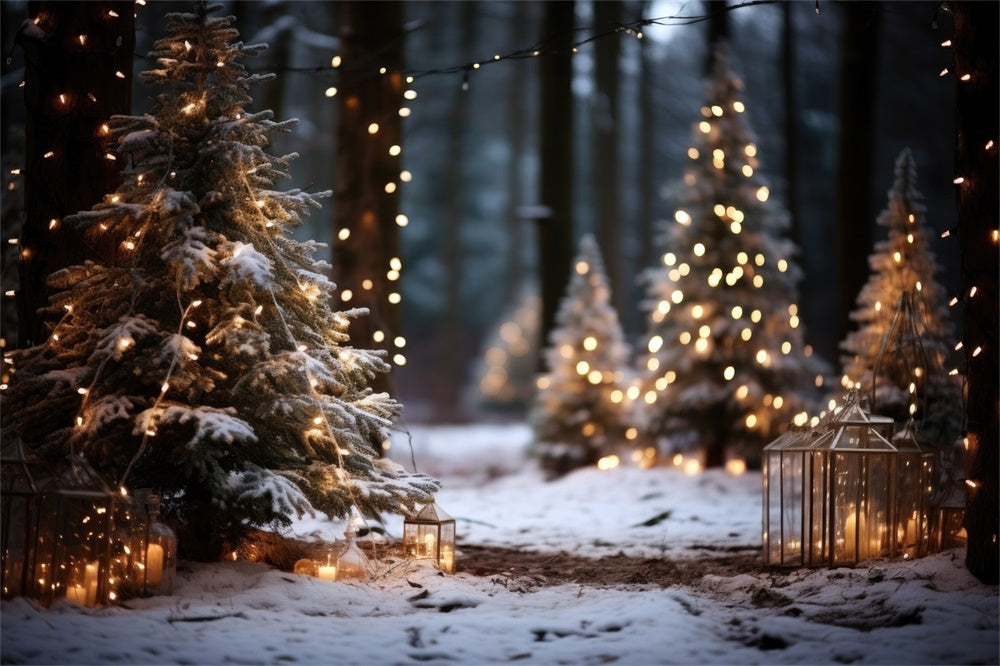 Sfondo Natalizio Elegante Albero In Oro Bianco RR8-269