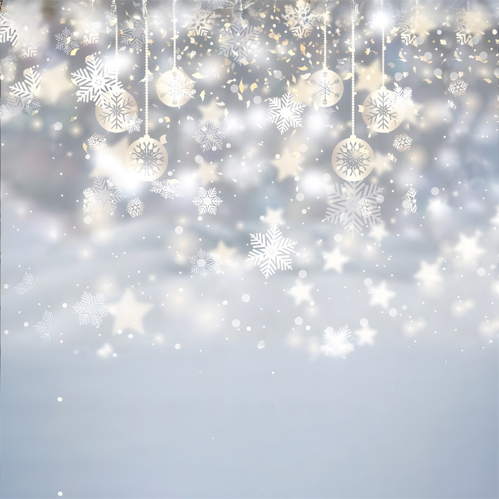 Sfondo Di Decorazione Stella Fiocco Di Neve Di Natale RR8-275