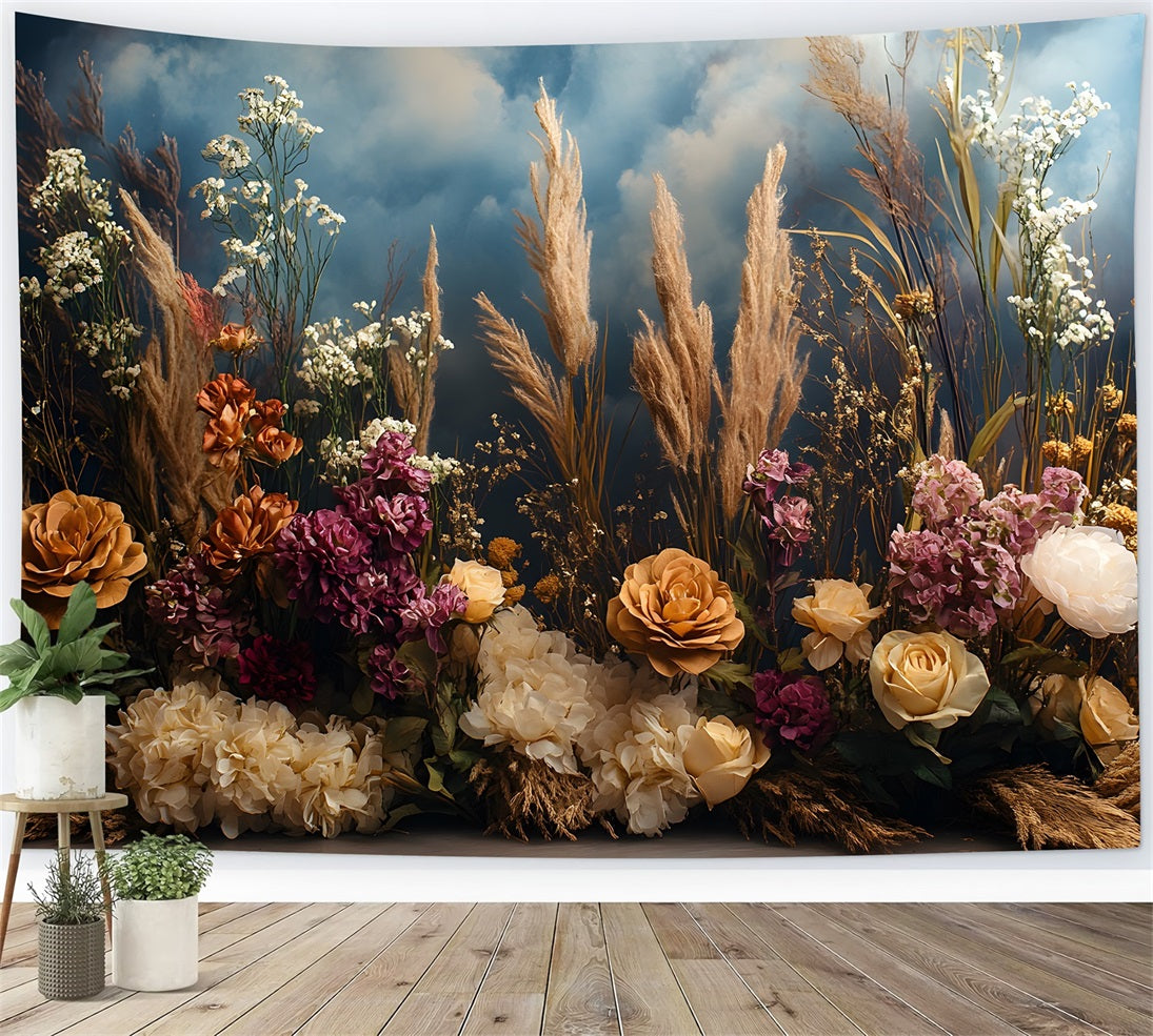 Sfondo Lunatico Floreale Boho Dreamscape RR8-448