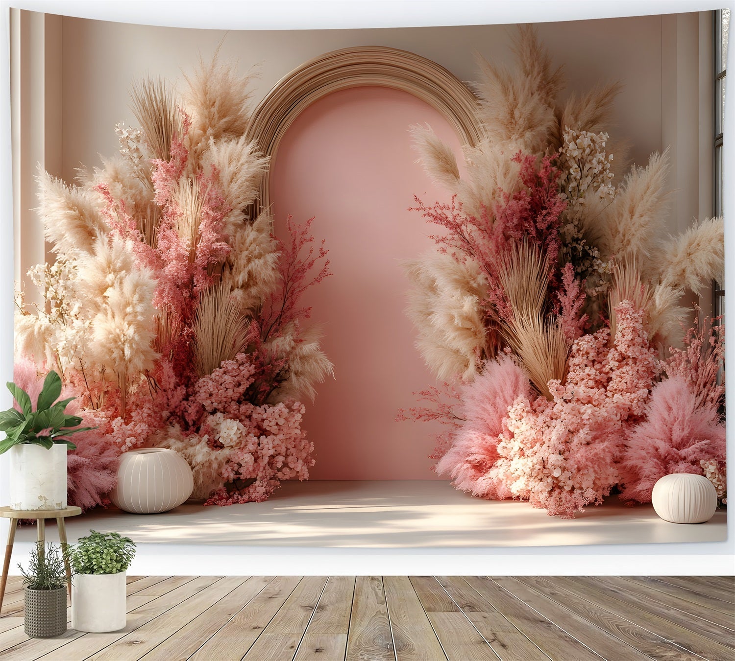 Fondale Da Cerimonia Boho Chic Di Eleganza Terrosa RR8-493