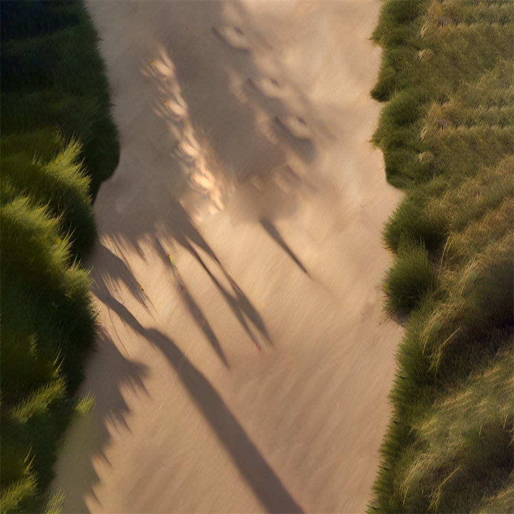 Fondale Per Pavimento In Tessuto Di Sabbia E Erba Del Deserto RR8-589