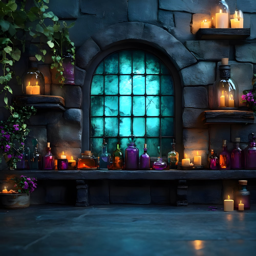 Sfondo Fotografico Di Laboratorio Spettrale Di Halloween RR9-106