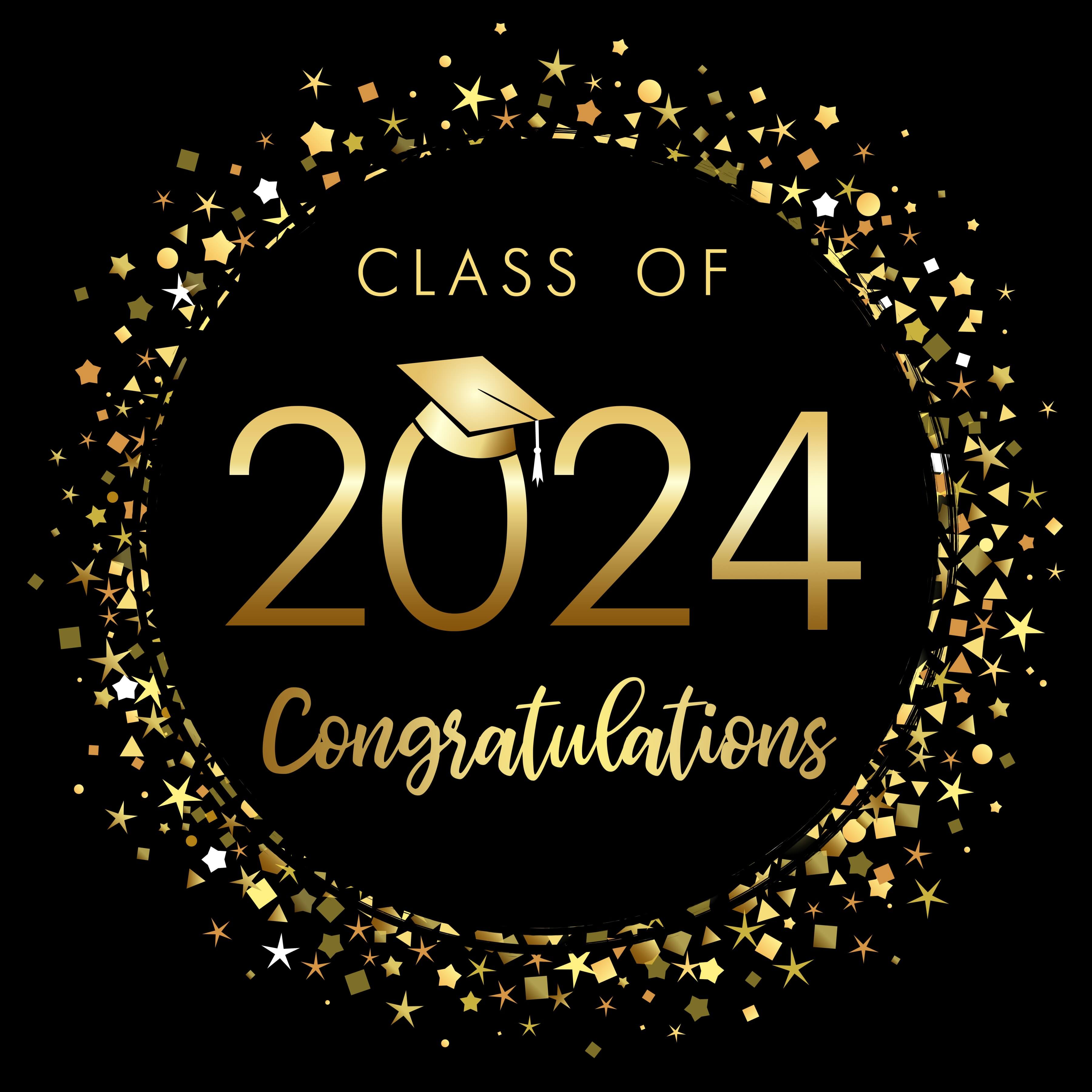 Sfondo Fotografico Con Banner Per Festa Di Laurea In Oro E Nero SH-272