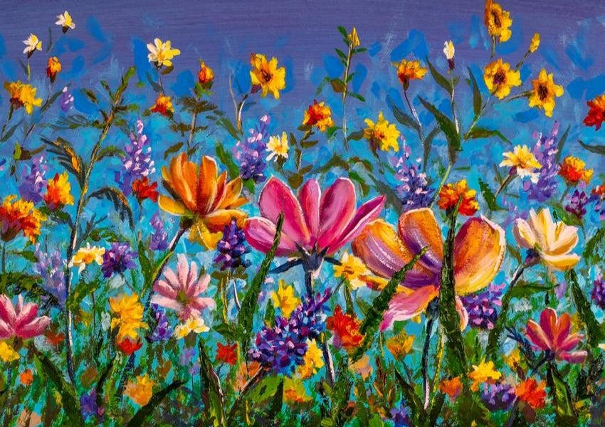 Sfondo Fotografico Artistico Con Bellissimi Fiori SH-810