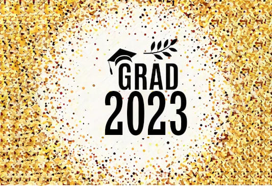 Sfondo Per Cabina Fotografica Per Cerimonia Di Laurea In Oro SH-261