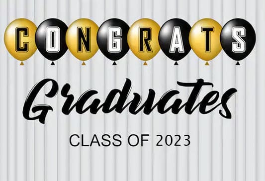 Sfondo Per Laurea Congratulazioni Alla Classe Di Laurea Del 2023 Sfondo Fotografico SH-269