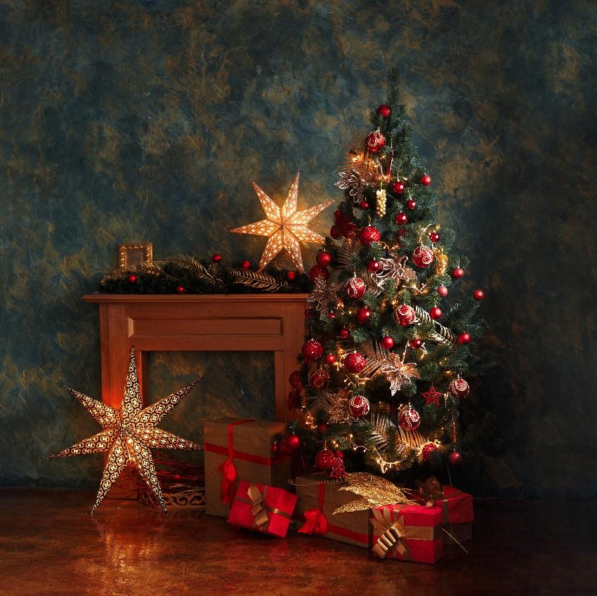 Regali Di Natale Per Interni Decorazione Dell'Albero Di Natale Sfondo SH650