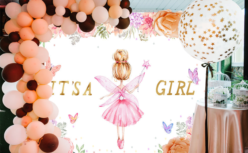 Fondale Per Rivelare Il Genere Del Fiore Della Farfalla Del Piccolo Angelo TKH1539