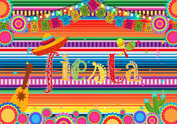 Sfondo Di Decorazioni Per Feste Fiesta Messicana Cinco De Mayo TKH1614