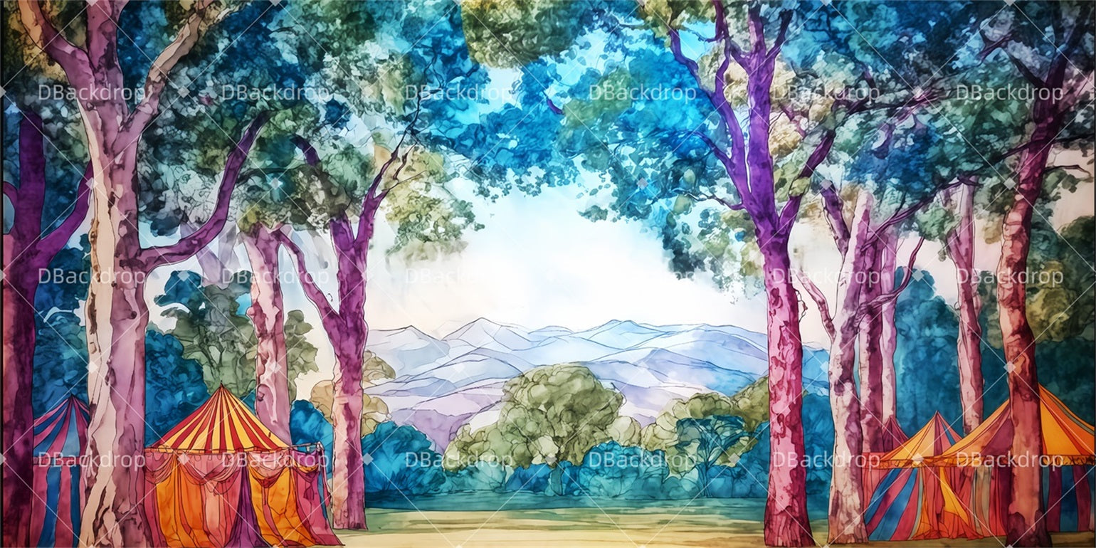 Fondale Per Palcoscenico Nella Foresta Fondale Per Teatro Nella Foresta TWW510-T47