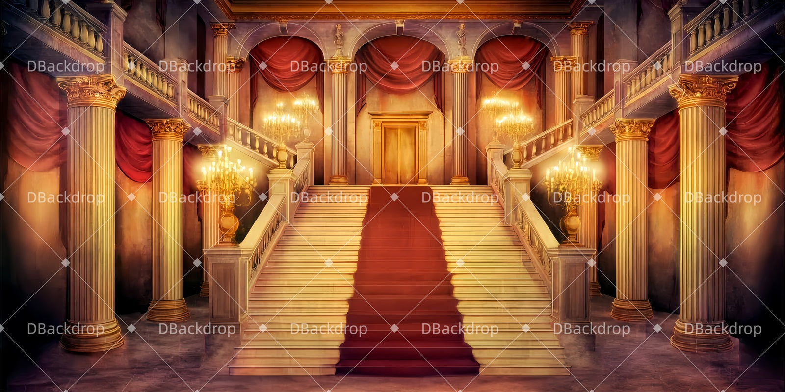 Grandi Fondali Per Palcoscenico Fondale Per Teatro Castle Hall TWW510-T51