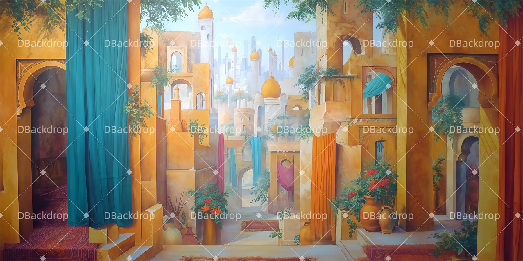 Fondale Per Cinema Corte Del Faraone Fondale Per Palcoscenico TWW510-T5