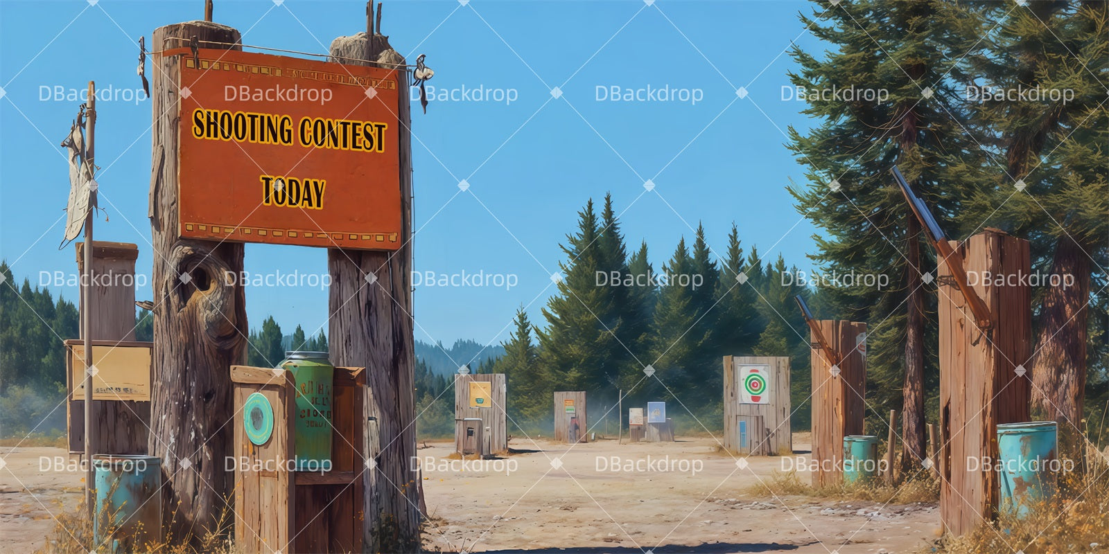 Fondali Per Palcoscenico Professionali Fondali Per Concorsi Di Tiro Fondali Teatrali TWW511-T14