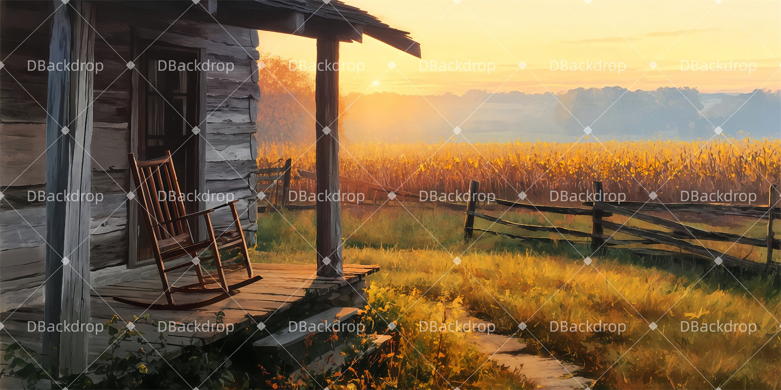 Fondali Per Scenografie Teatrali Fondali Della Fattoria Di Annie Per Il Teatro TWW511-T17