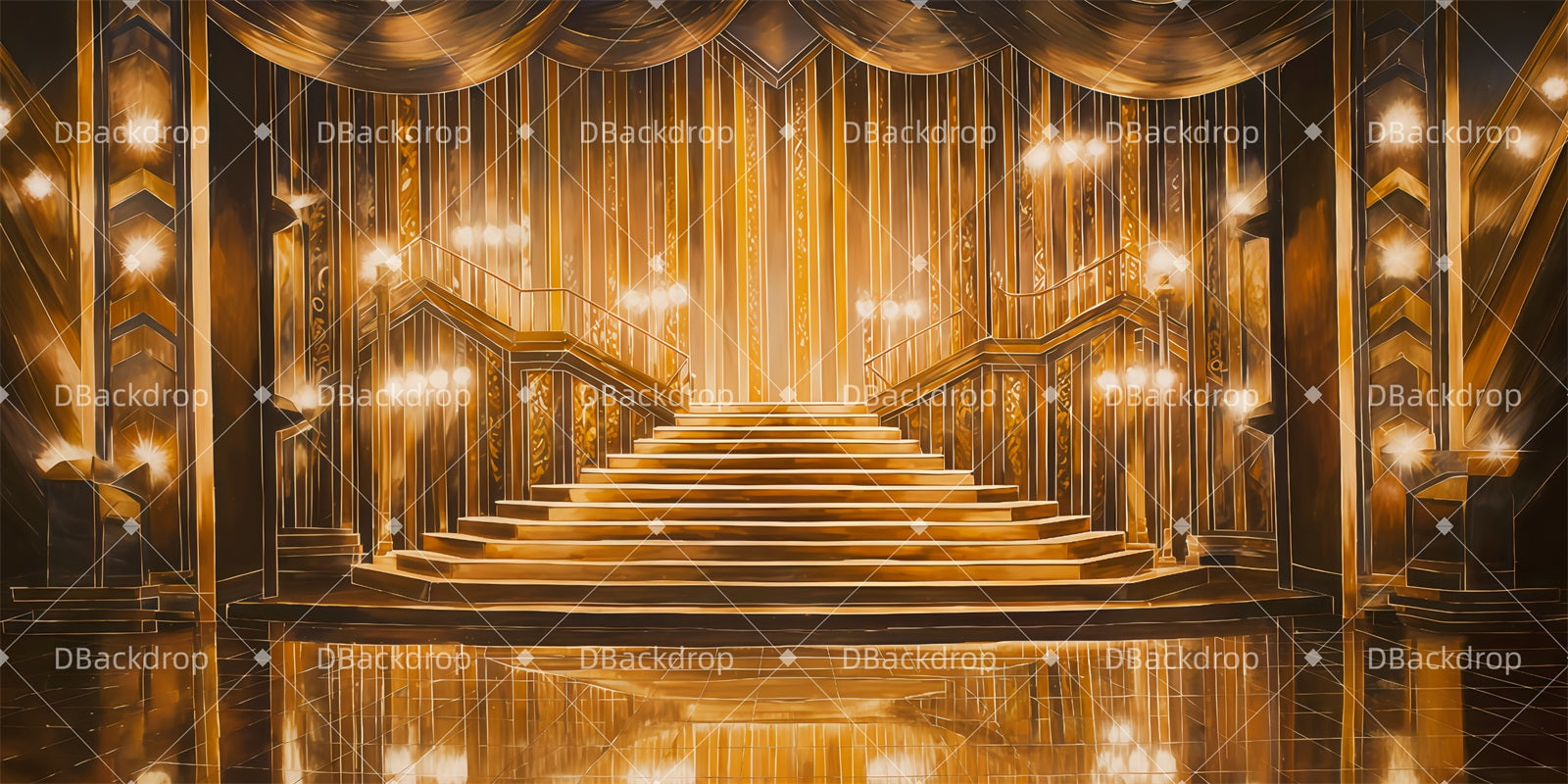 Fondale Per Recital Di Danza Numero Dame Fondali Da Palcoscenico Professionali TWW511-T4