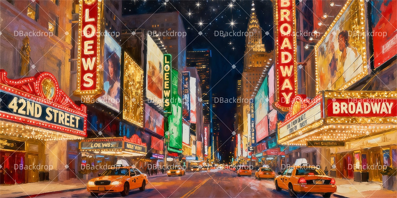 Fondale Per Palcoscenico Di Broadway Fondale Per Teatro Finale Di 42Nd Street TWW511-T5