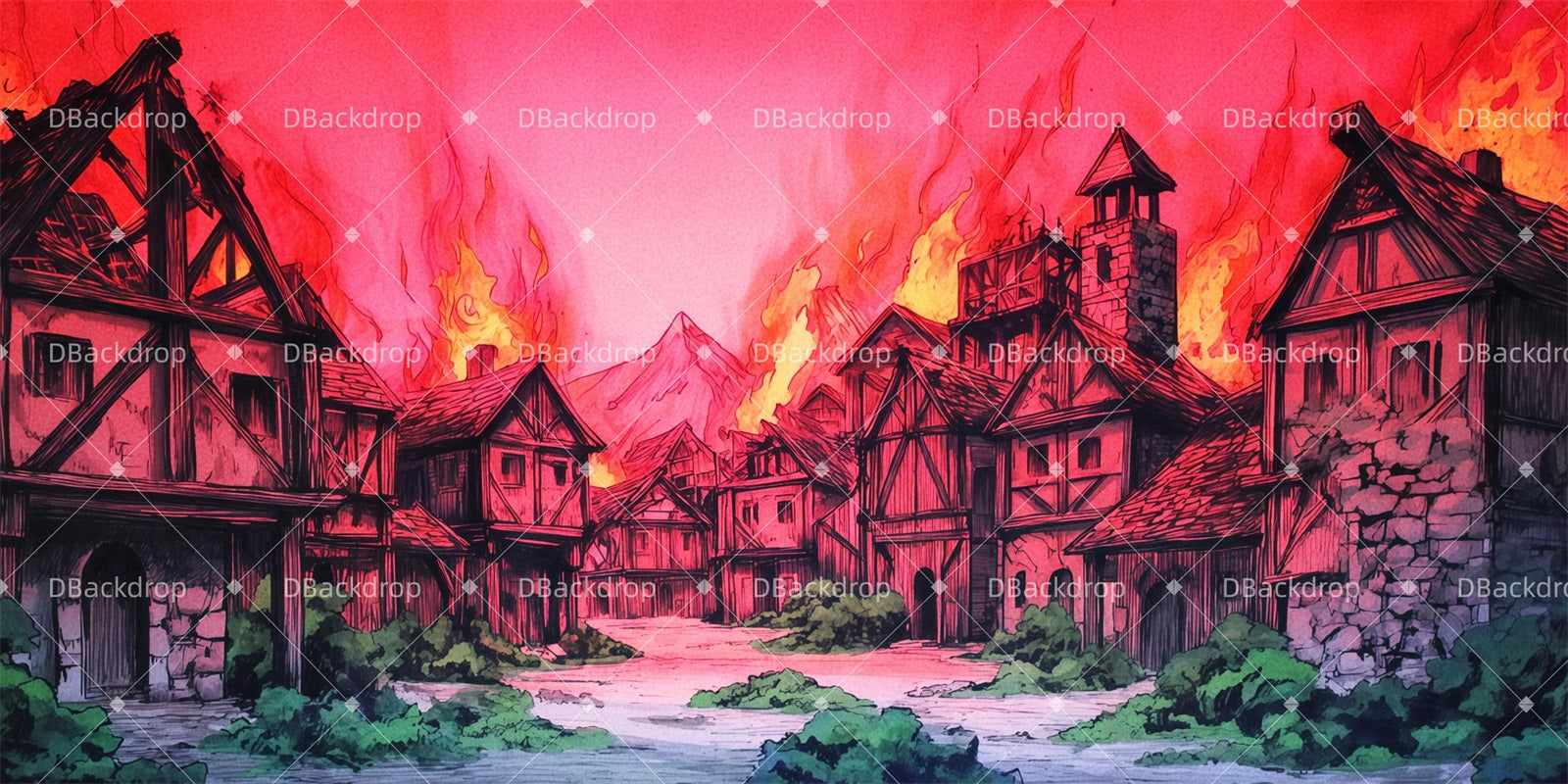 Fondali Per Palcoscenico Professionali Fondale Per Teatro Pogrom TWW511-T67