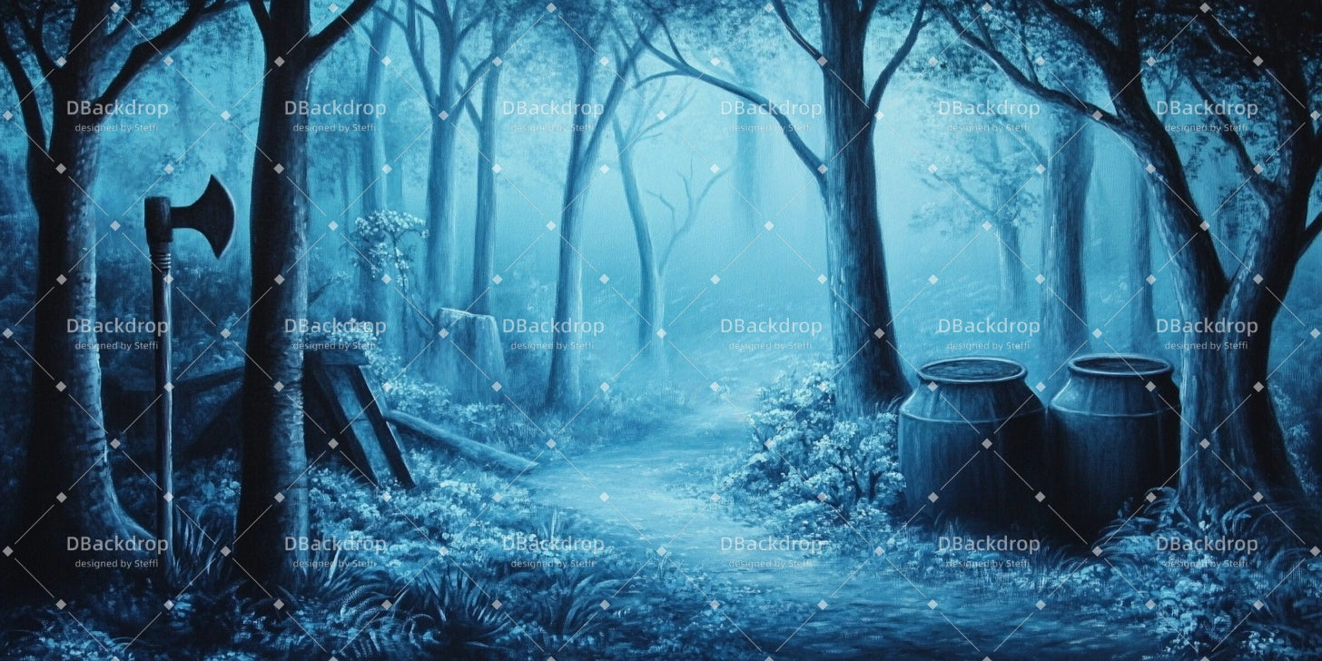 Fondali Per Palcoscenici Di Chiese Fondali Per Teatro Tinman Forest CSH59-T96