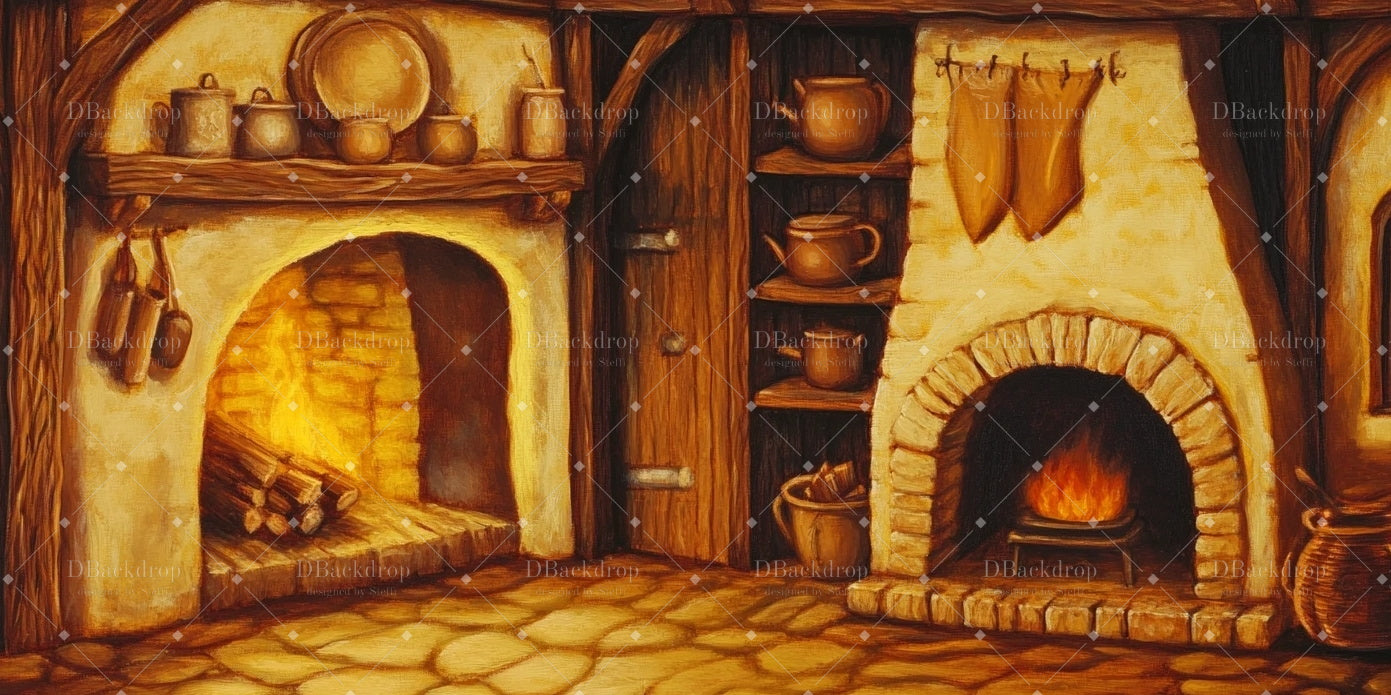 Fondali Teatrali Fondali Teatrali Da Cucina Vintage In Vendita CSH59-T35