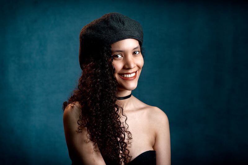 Fondale Strutturato Sfumato Blu Abstarct Per Fotografia D165